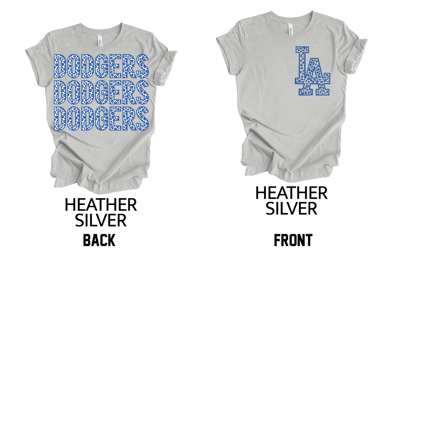DODGERS FRONT AND BACK LEOPARD