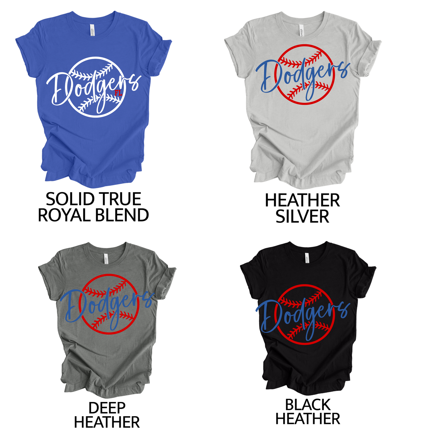 DODGERS BASEALL WITH HEART NUMBER