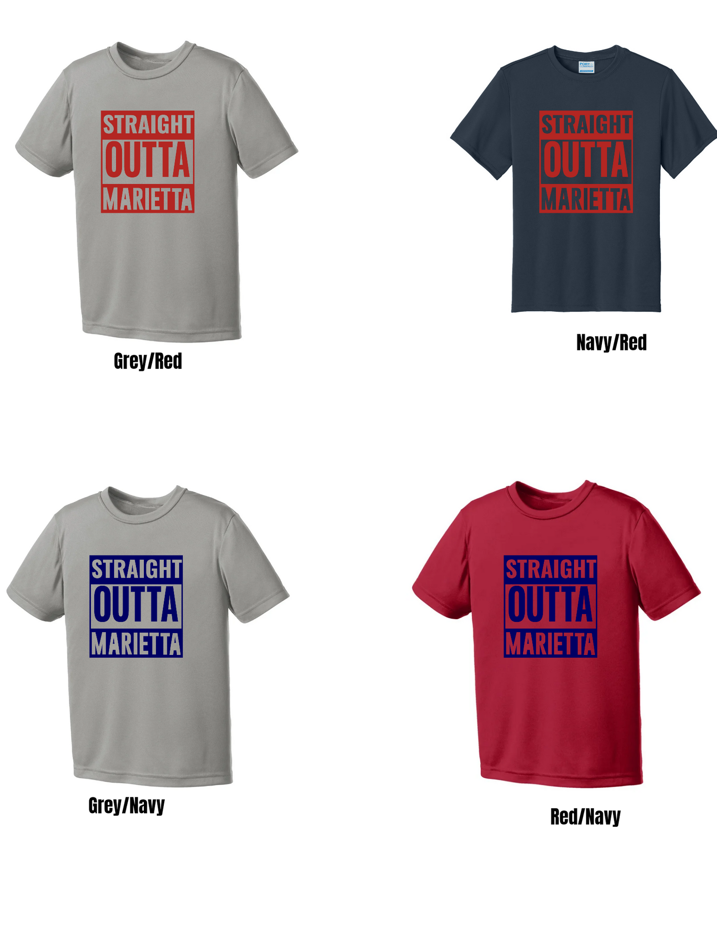BULLS Drifit shirt straight outta Marietta