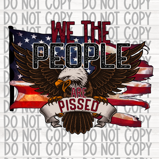 We the people are pissed